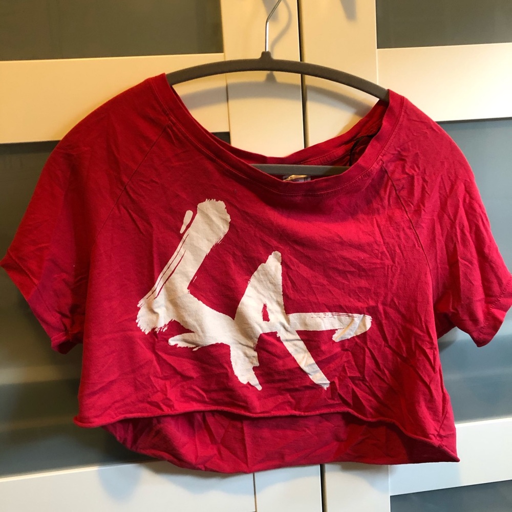 H&M LA crop Tee